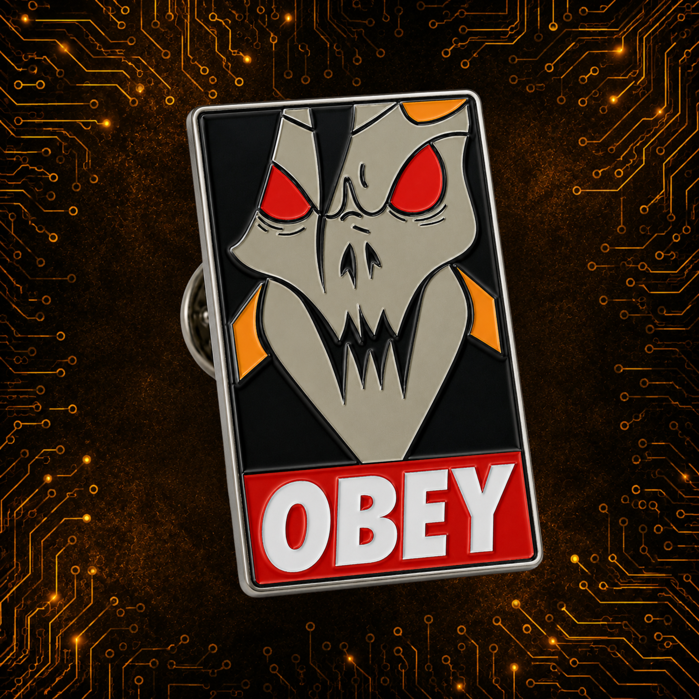 Udoroth "Obey" Enamel Pin