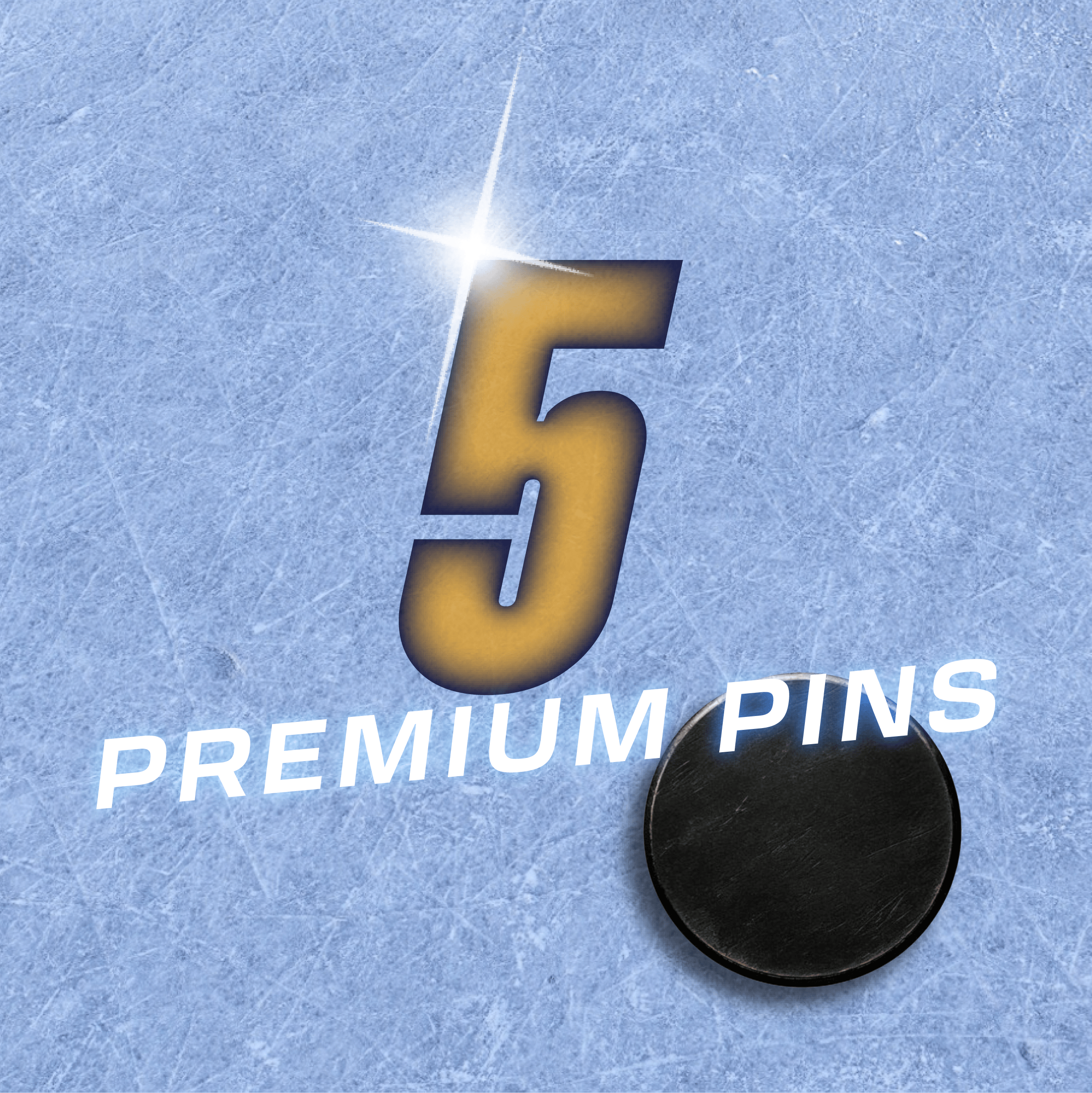 Five Premium Pins