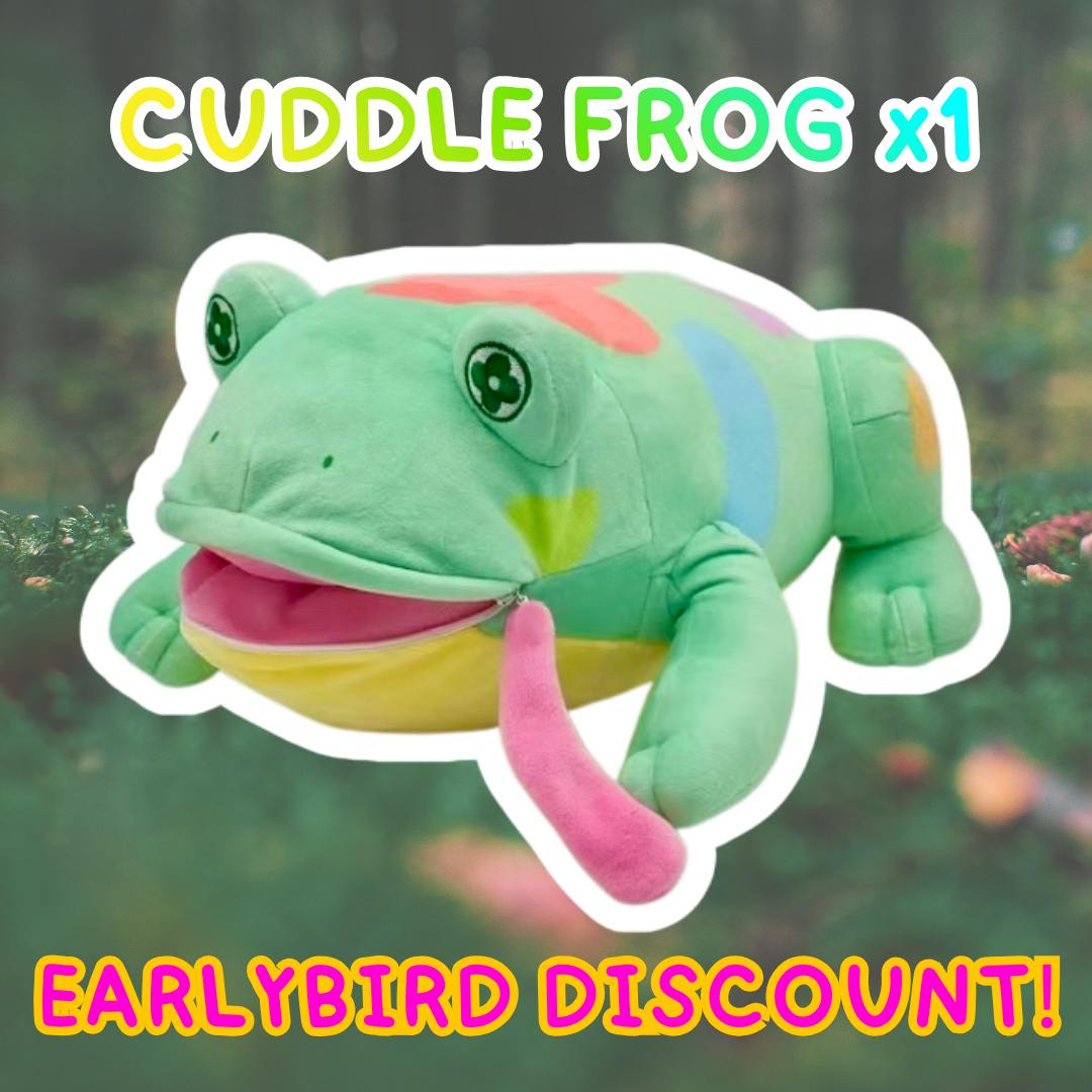EARLYBIRD: One Cuddle Frog Plush