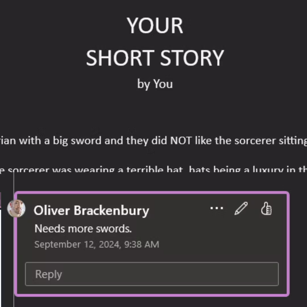 Professional Short Story Editing by Oliver Brackenbury (and the issues!)