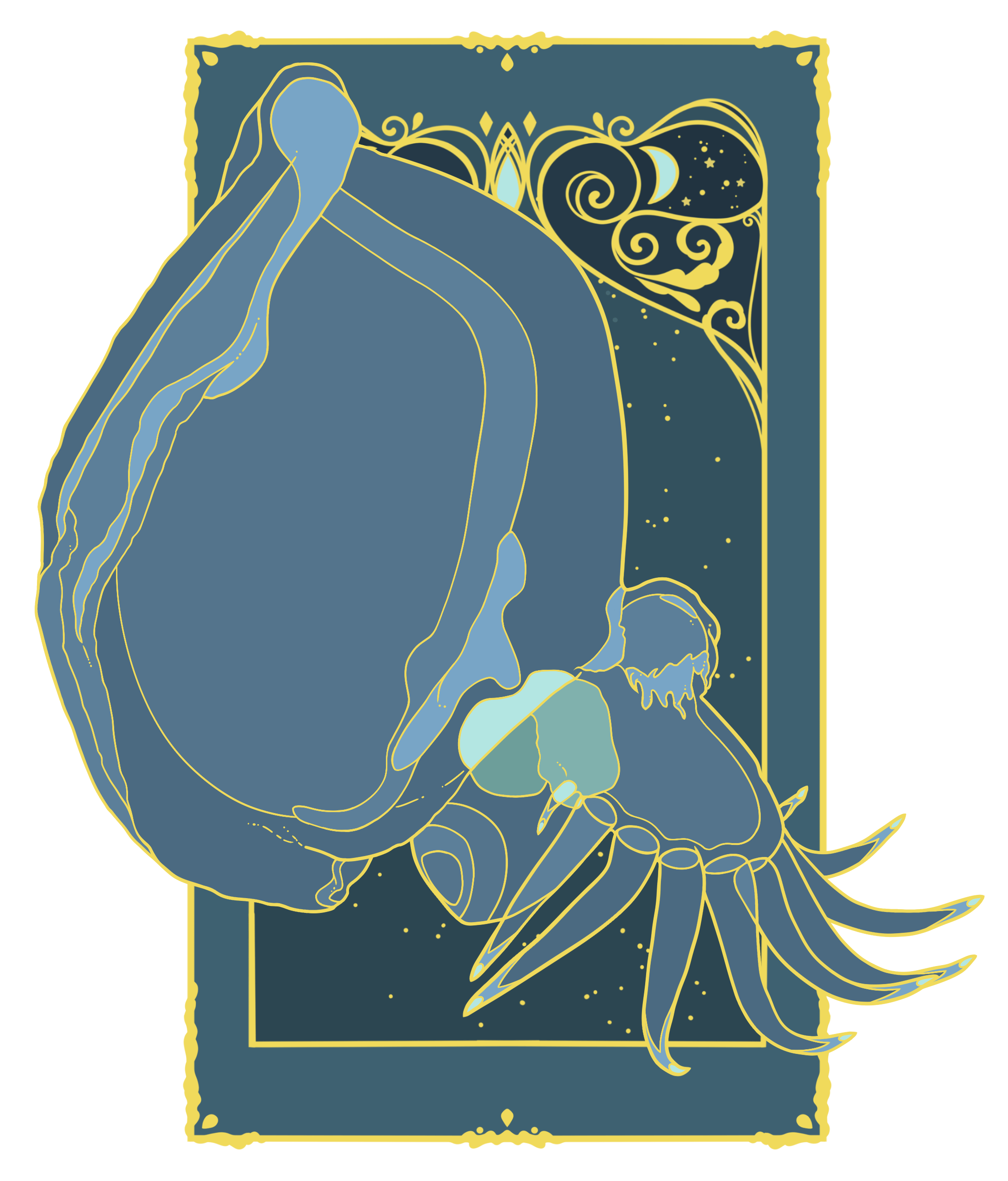 Mystery Mollusc Tarot Pin	