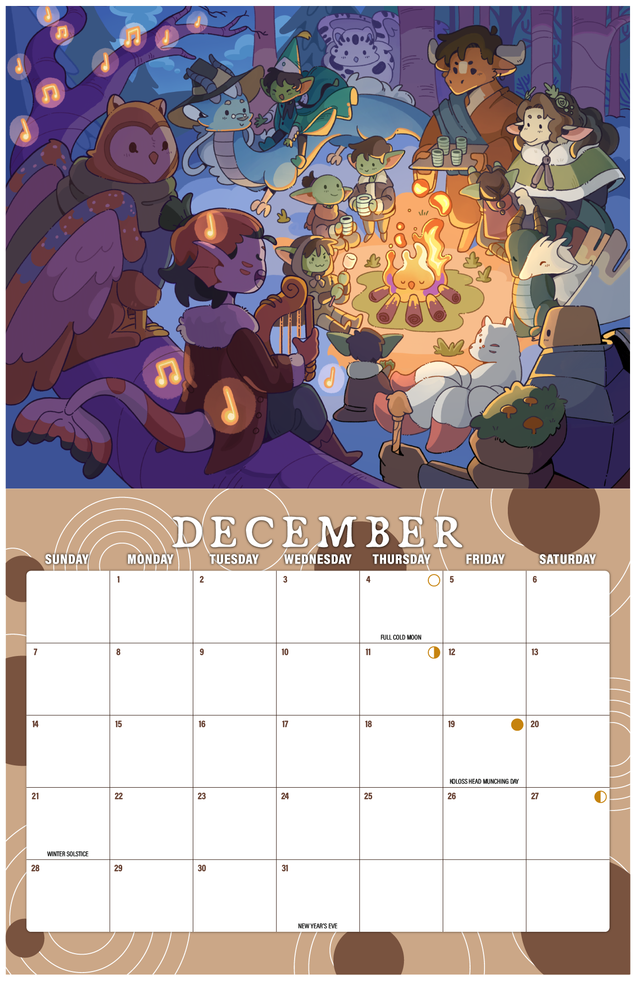 Collectors Guild Cafe 2025 Calendar, Coloring Book, & Comic! Project ...
