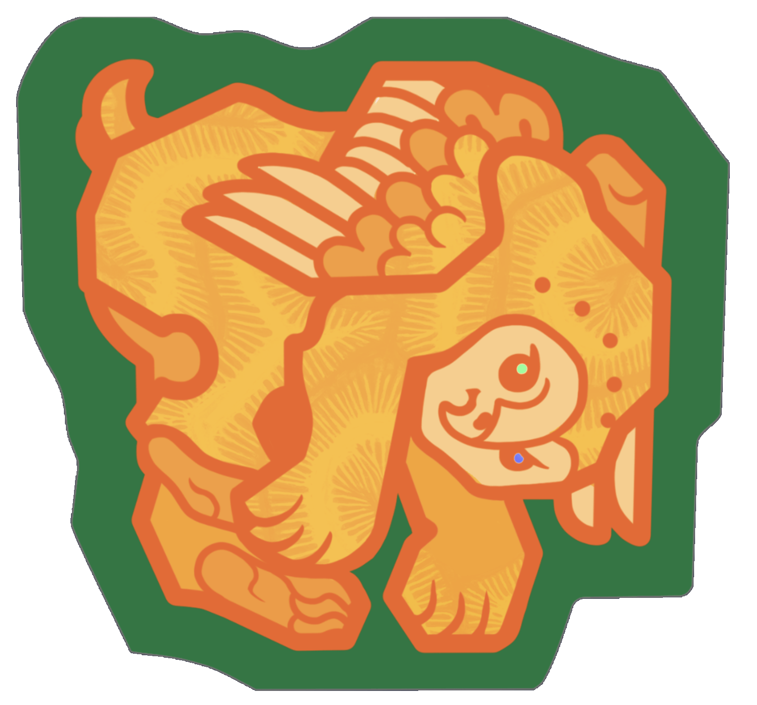Bearowl sticker
