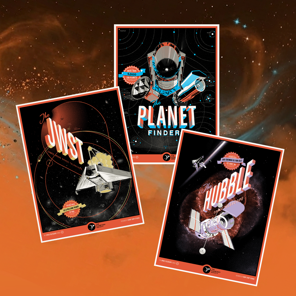 Space Telescope 18x24 Screen Print Series