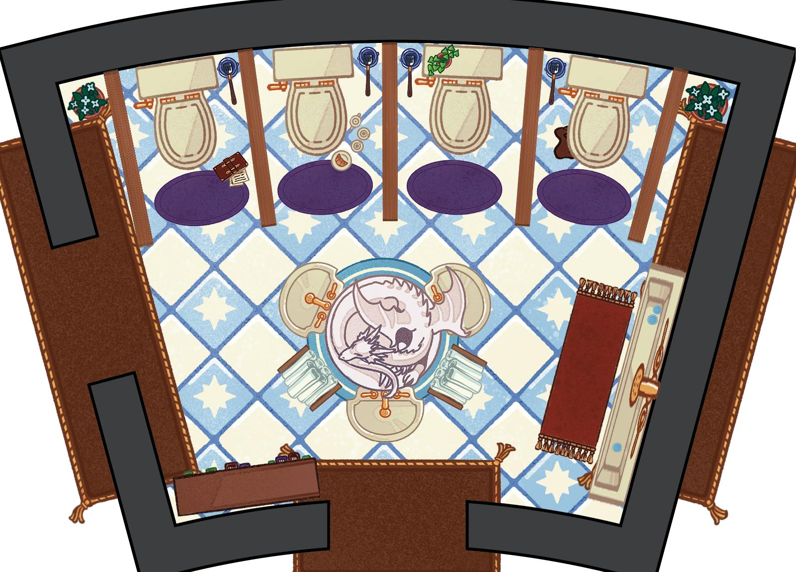 Grand Outer Washroom