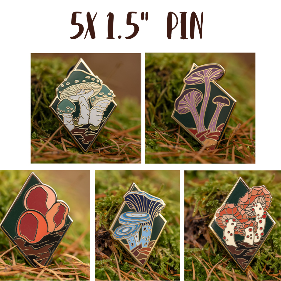5x Forest Treasure Mushrooms