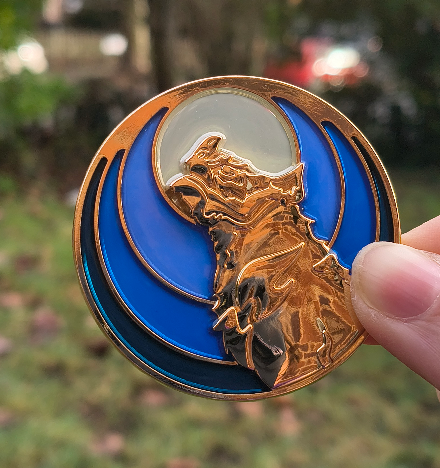 Warframe inspired 3D gold kubrow
