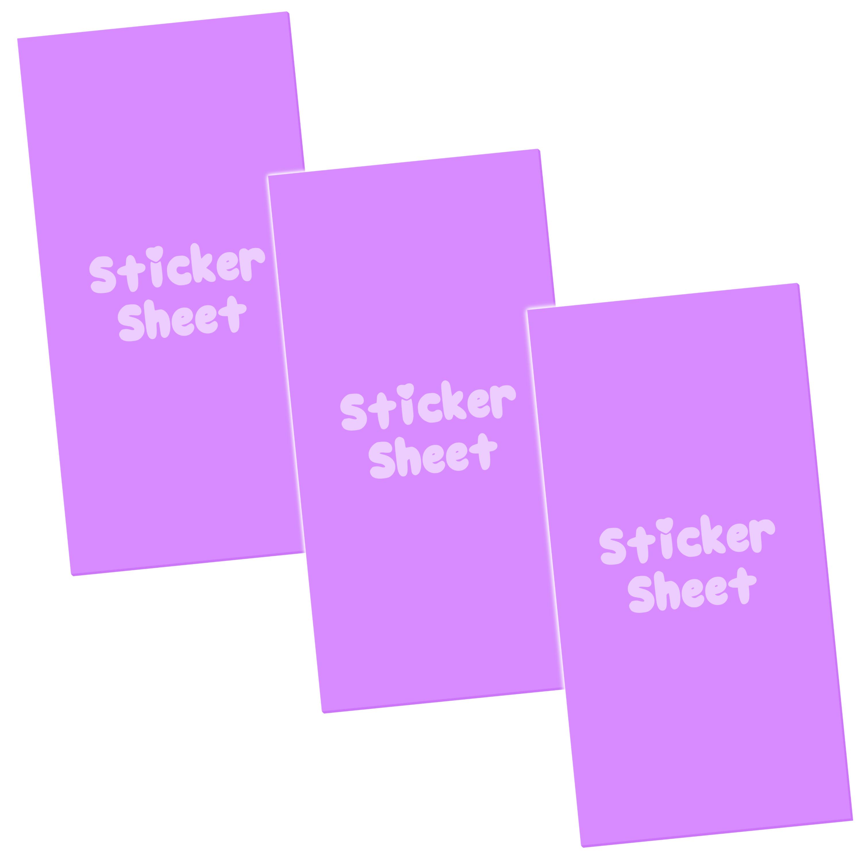 3x Sticker Sheet