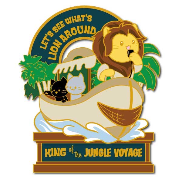 King of the Jungle Voyage Pin