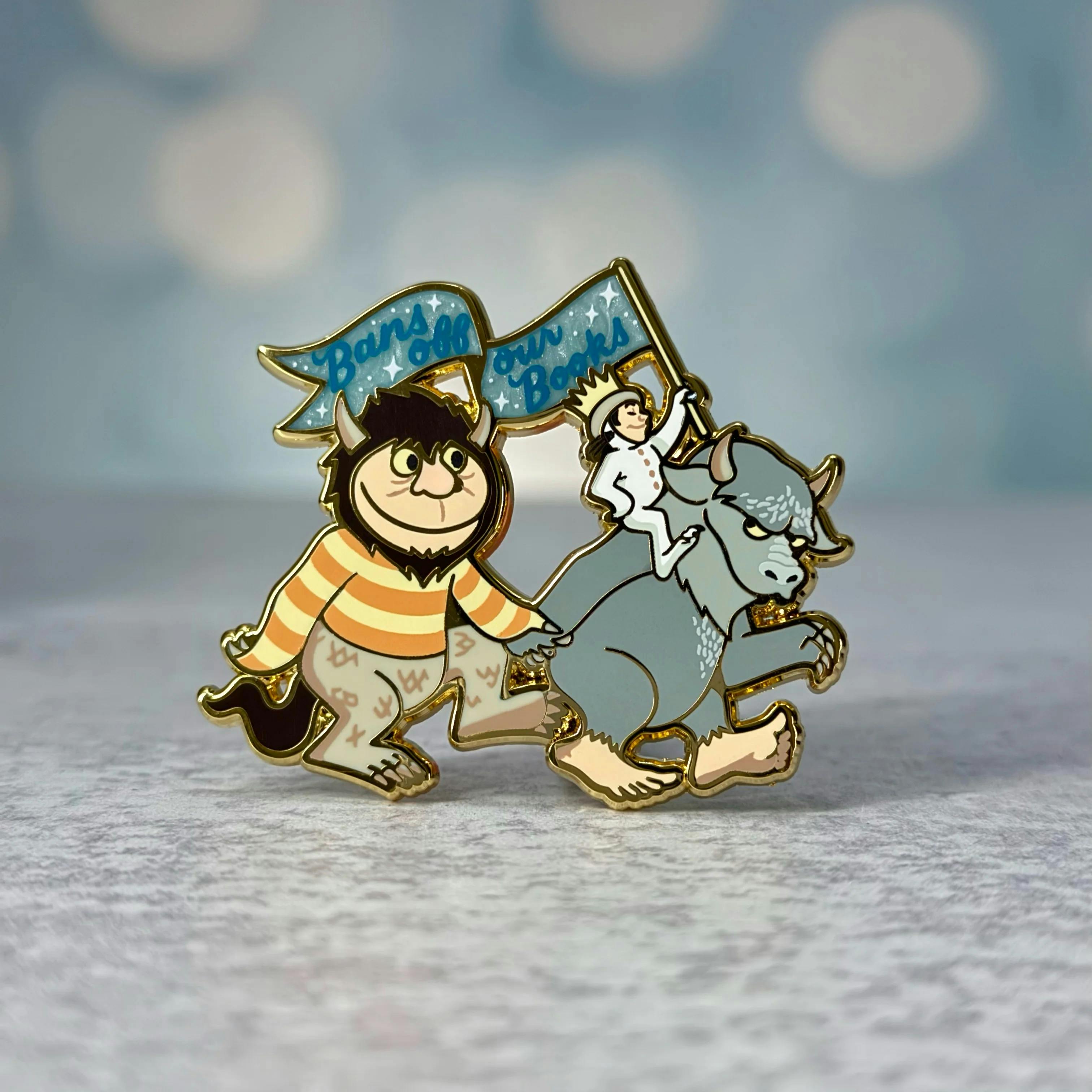 Wild Things Marching Pin