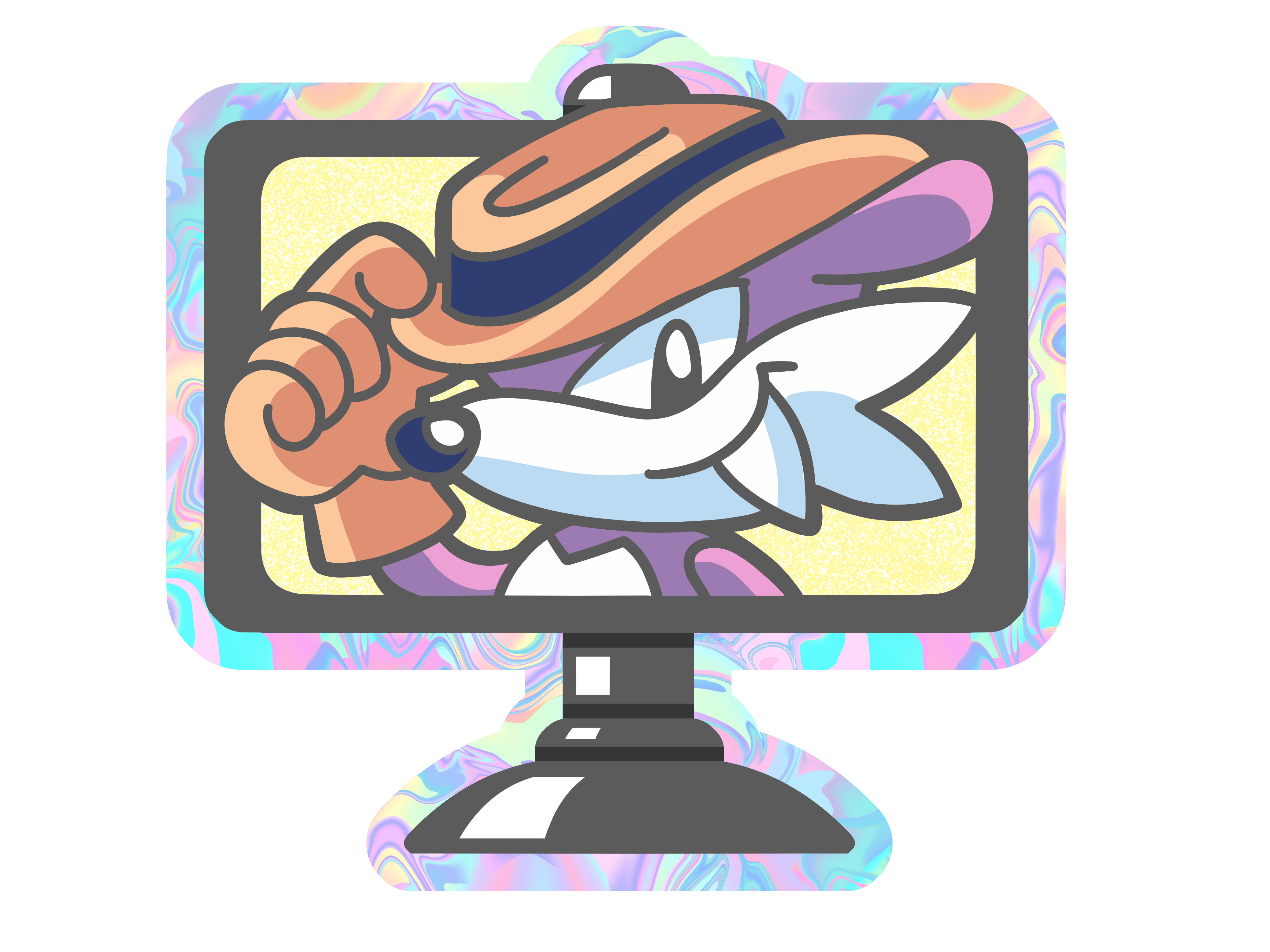 FANG SIGNPOST STICKER