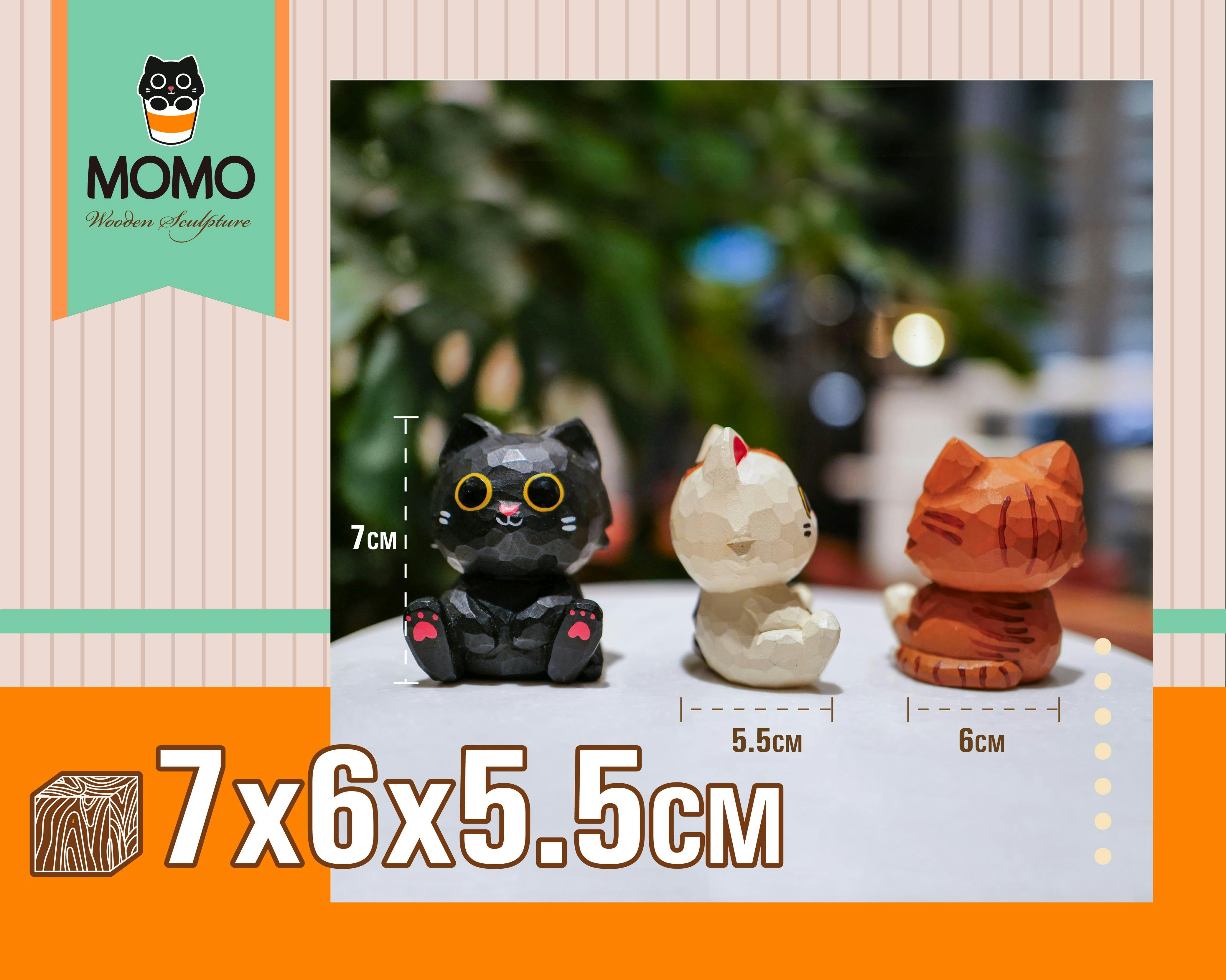 Momo: Handcrafted Wooden Cats with Tangible Meanings - BackerKit
