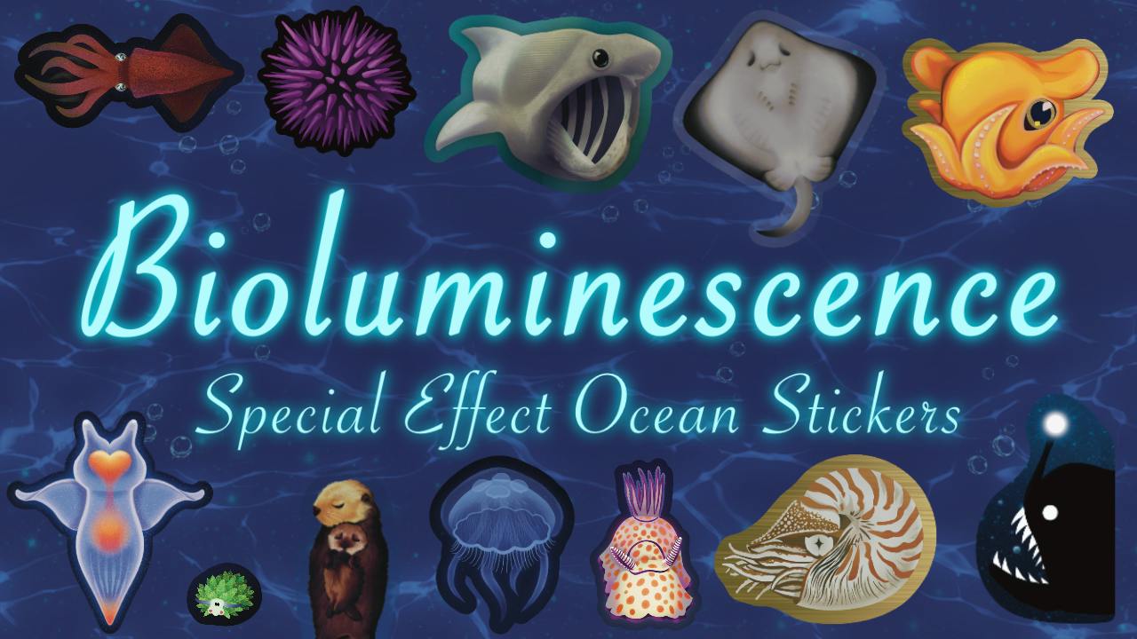 Bioluminescence - Special Effect Ocean Stickers