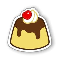 Pudding Sticker