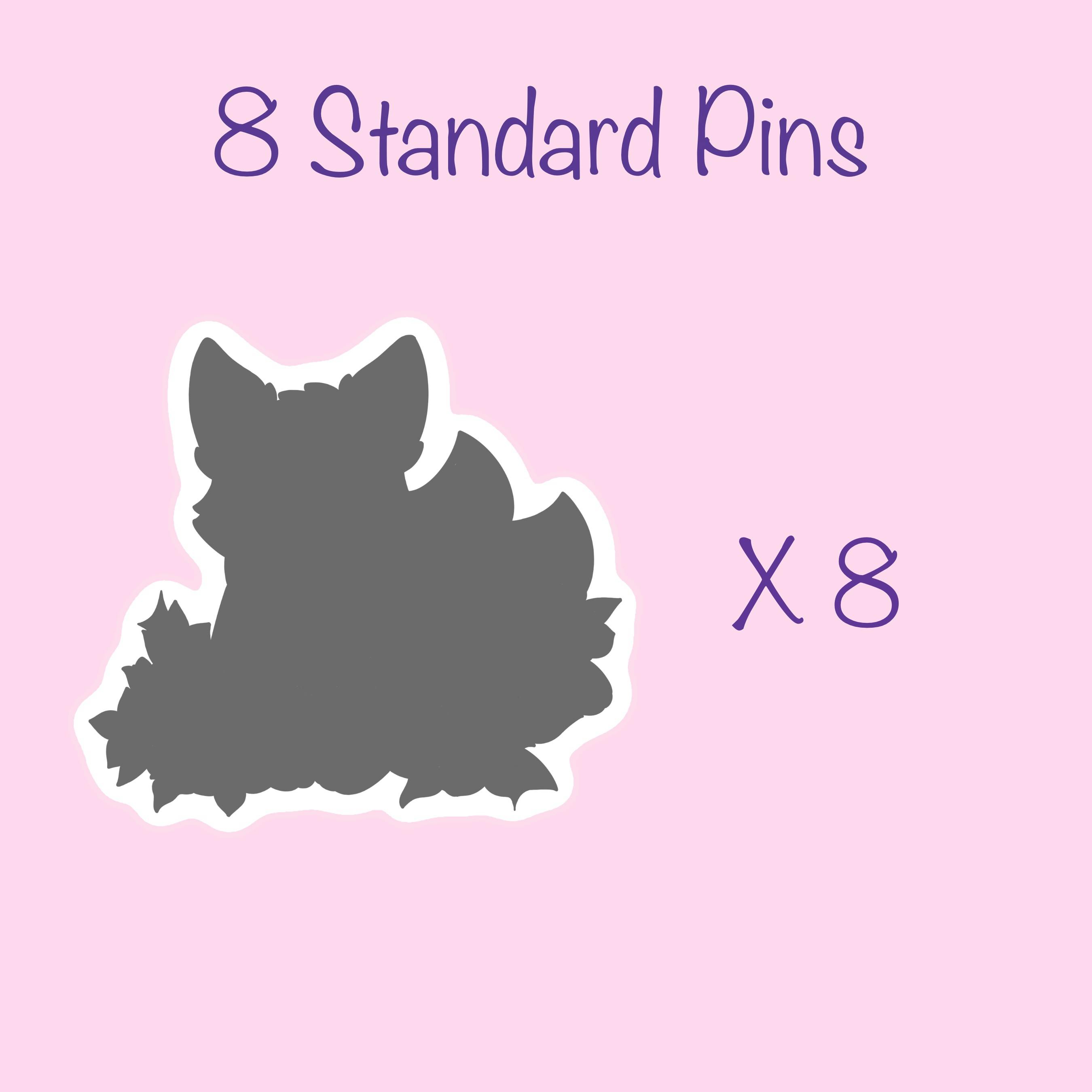 8 Standard Pins