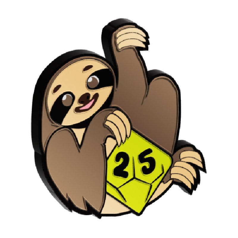 Sloth Pin