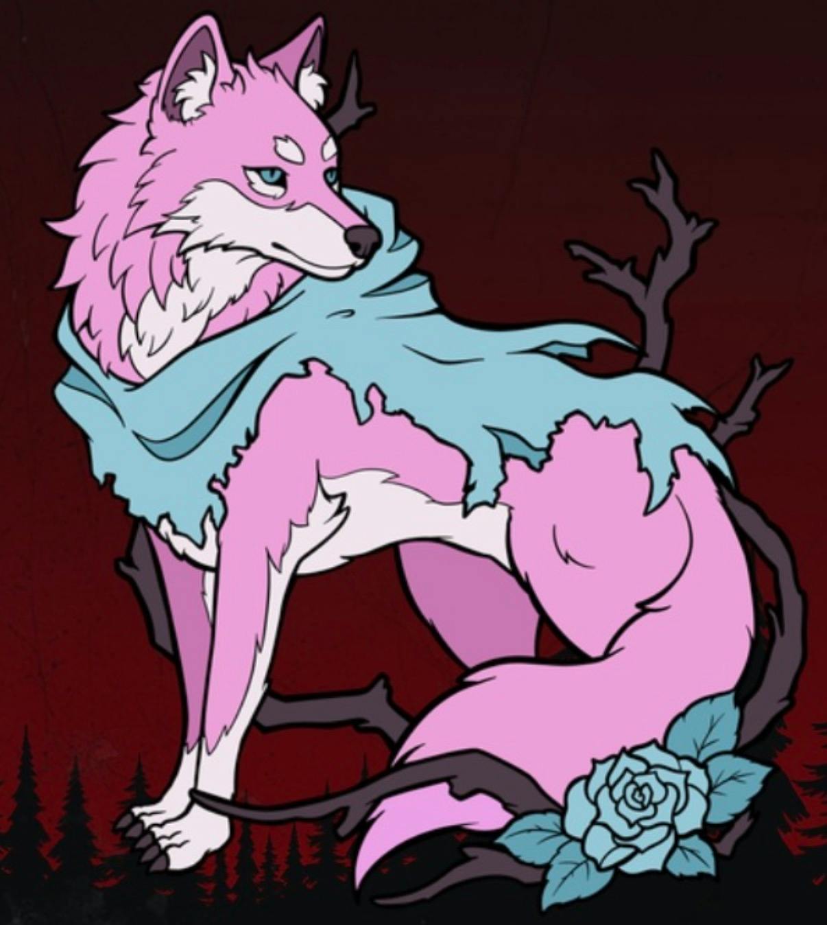 I just want the Pastel wolf