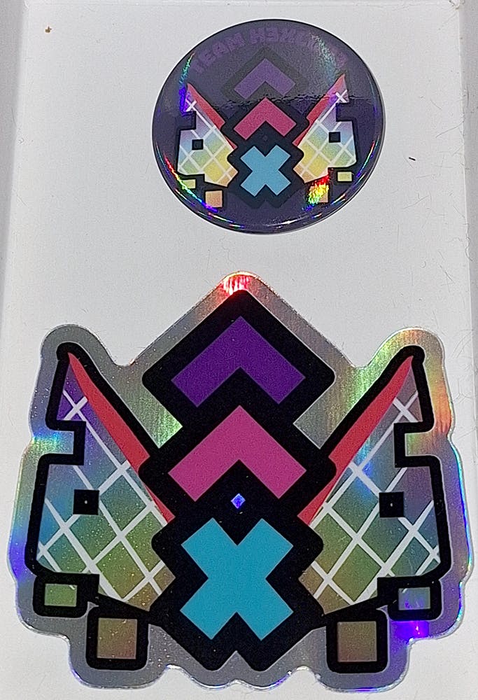 H3XC0D3 Logo Button & Sticker Set - 2023