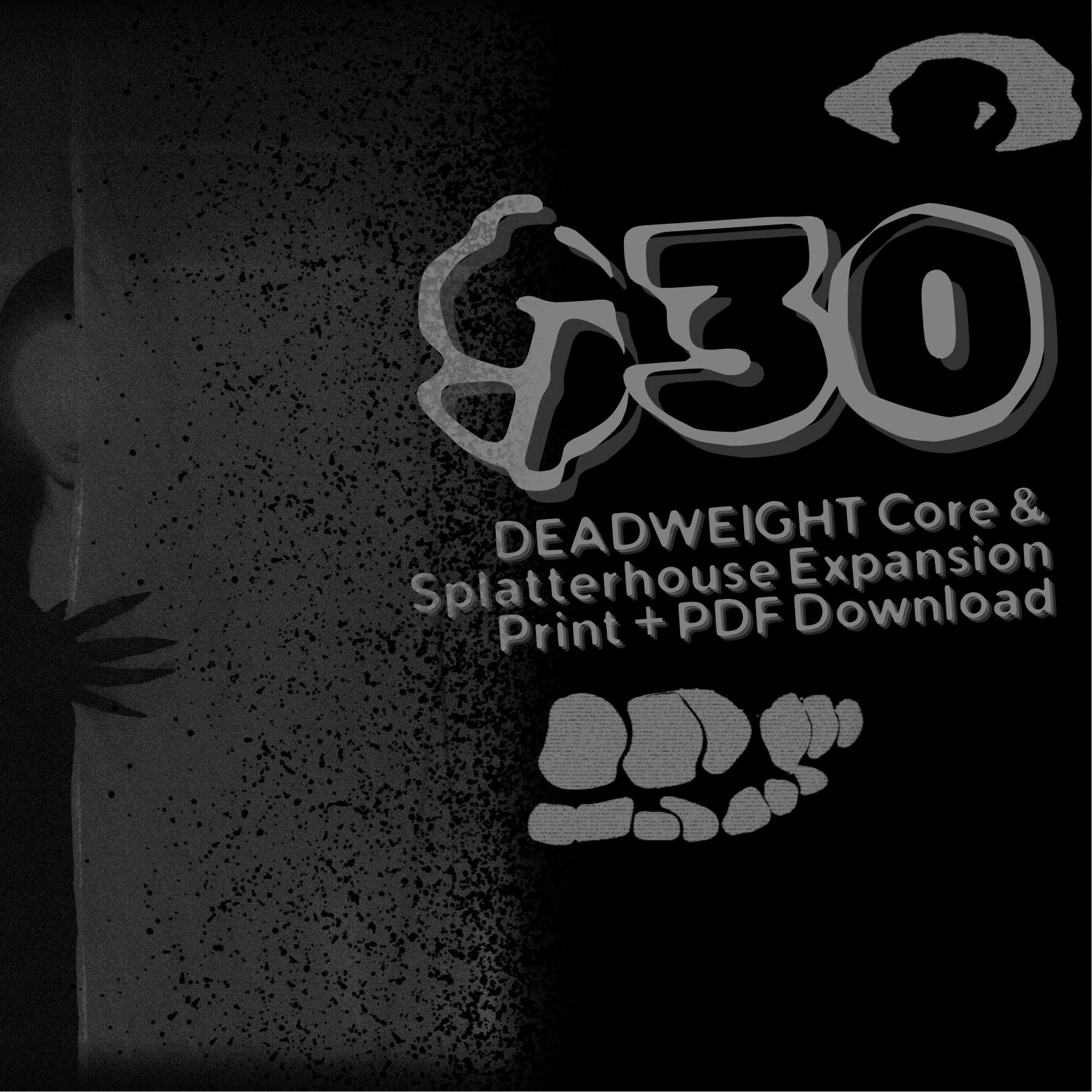 Core Rules Zine & Splatterhouse Expansion Print + PDF Download