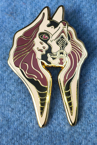 CLEARANCE - Warframe  inspired Pharaoh pin