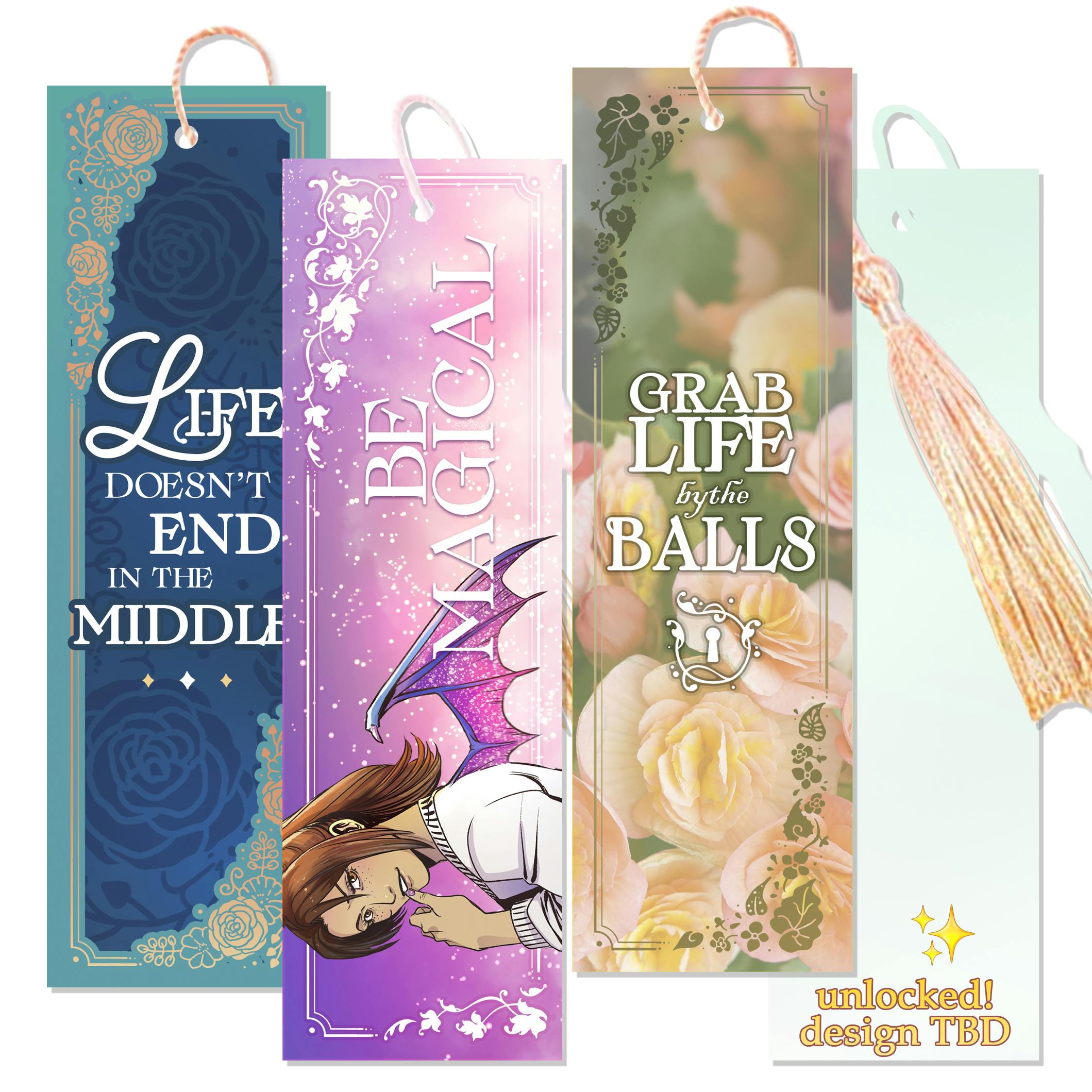 Leveling Up: tassel bookmark set ✨ now upgraded! ✨