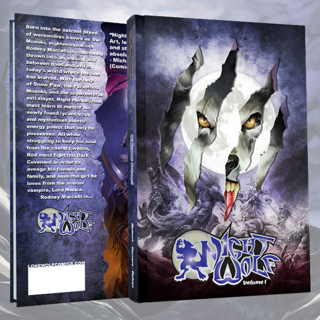 Night Wolf Volume 1 Die Cut Hard Cover