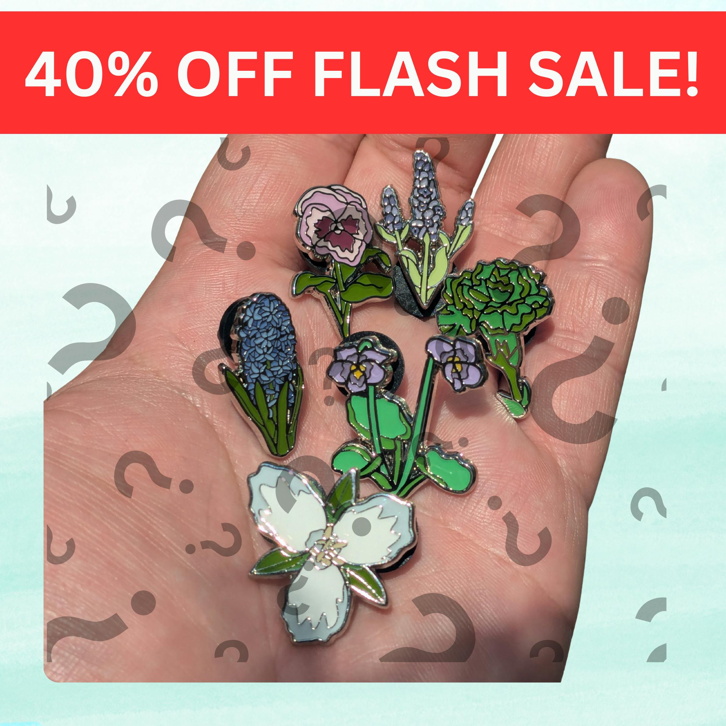 FLASH SALE: Random Queer Coded Flower Pin