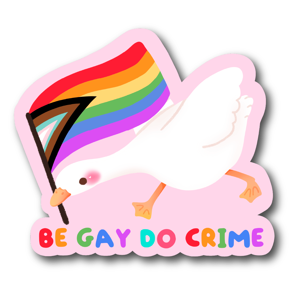 Be Gay Do Crime Sticker