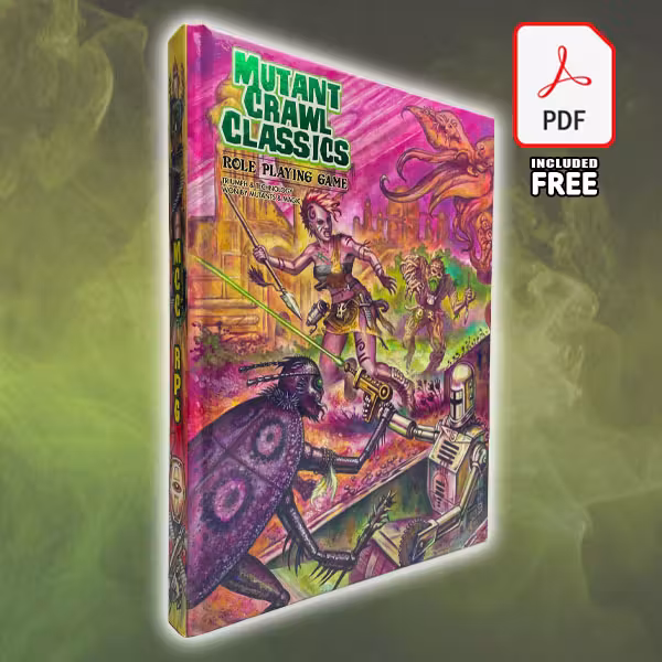 Mutant Crawl Classics Core Rulebook HC (Print+PDF)