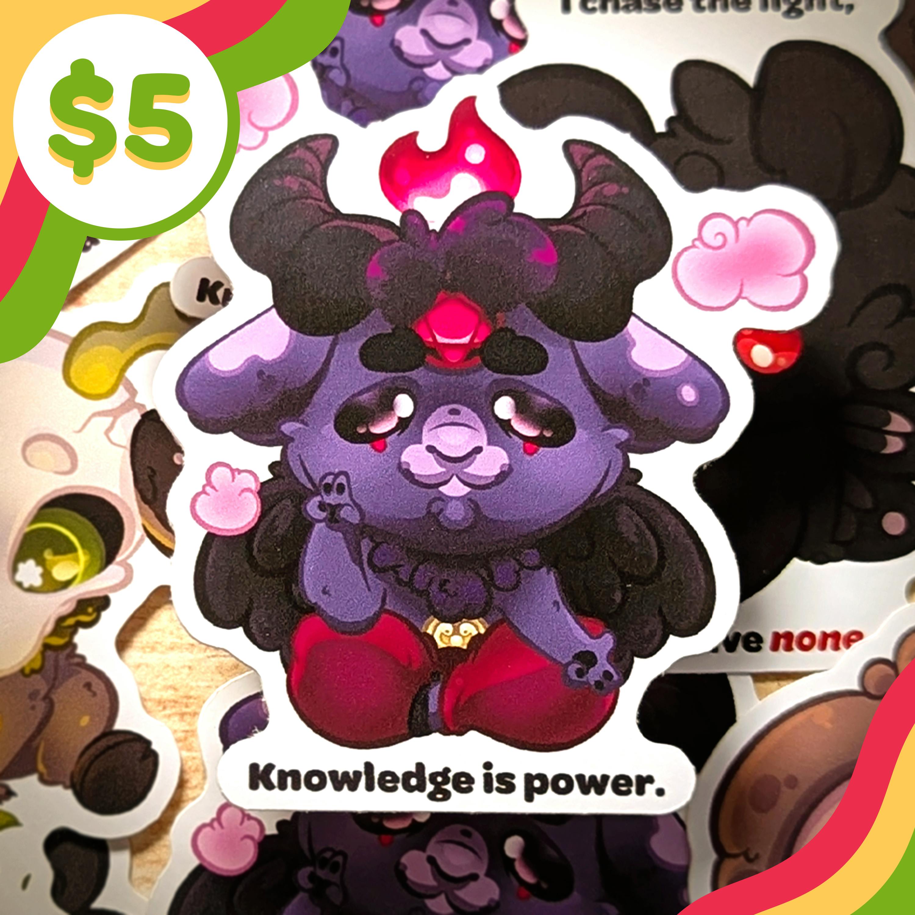 🐐 Cryptid Sticker - Baphomet 🐐