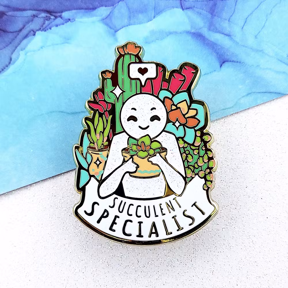 "Succulent Specialist" Enamel Pin