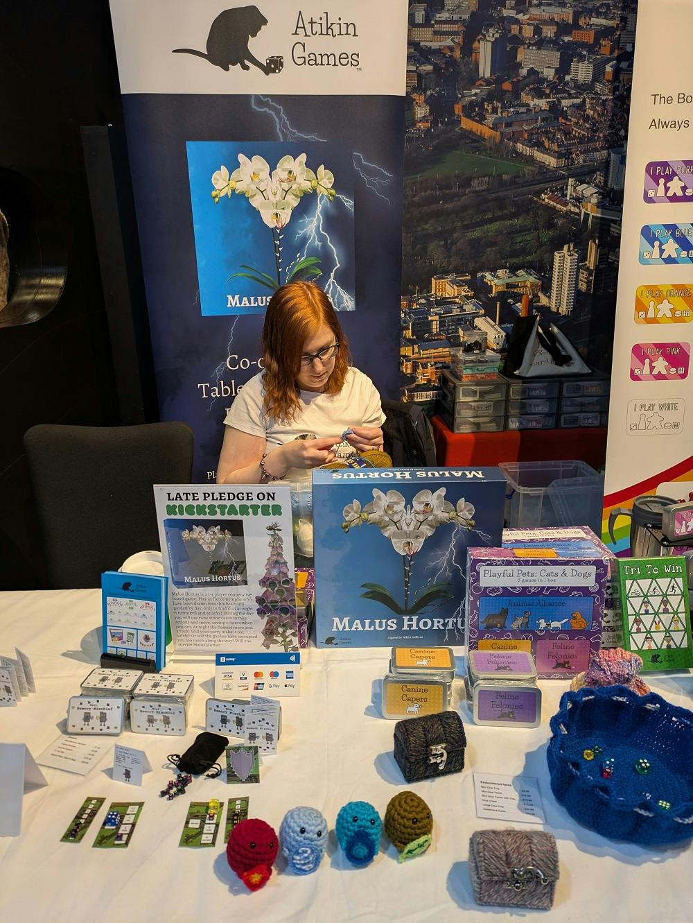  Photo of me making elemental sprite plushies