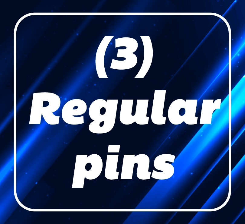 (3) Regular Pins