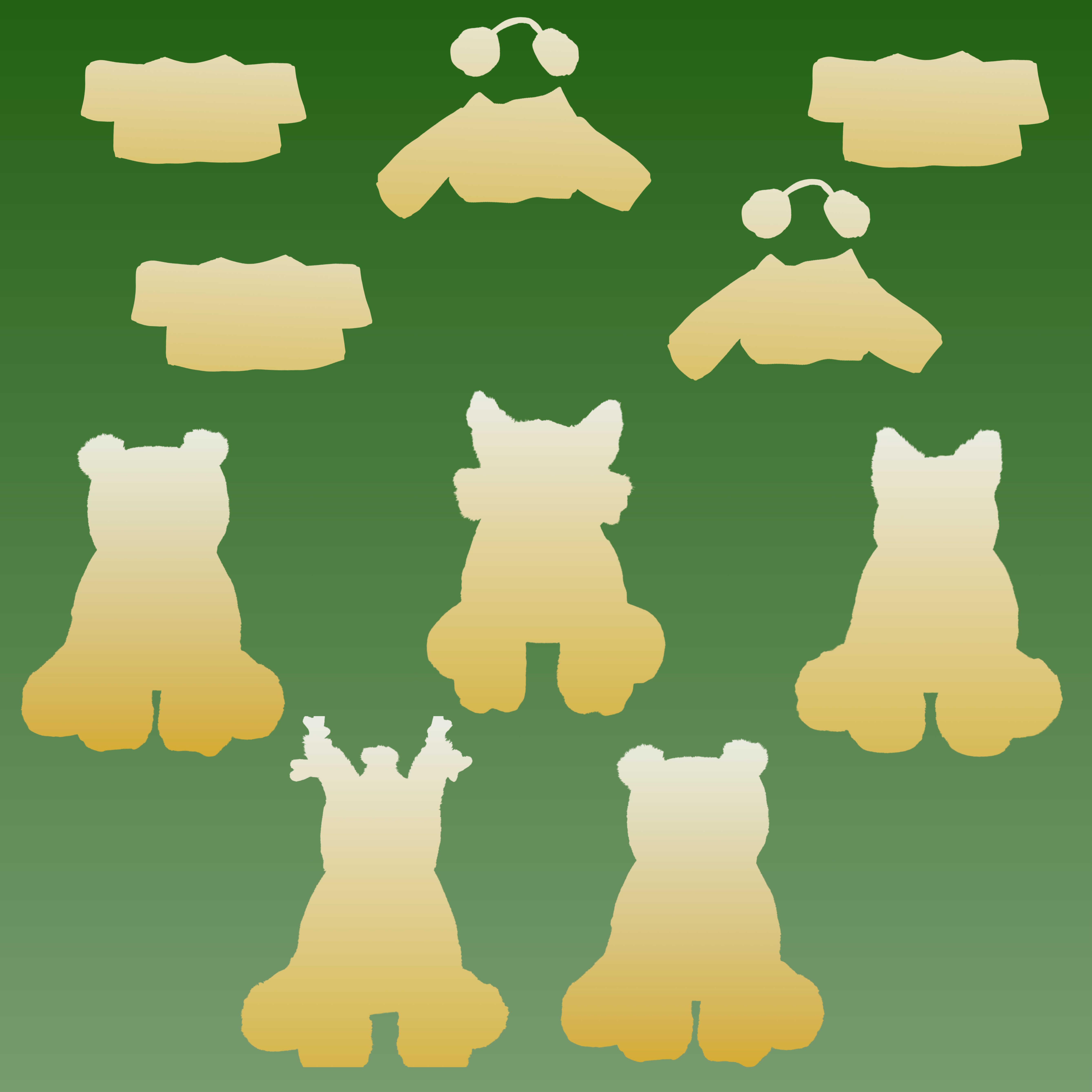 5x Plush & Outfit Bundle