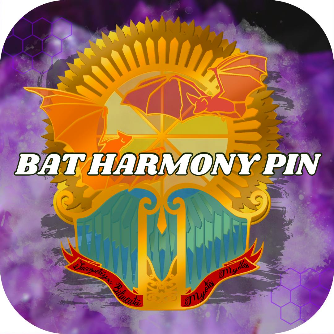 Bat Harmony Deluxe Pin
