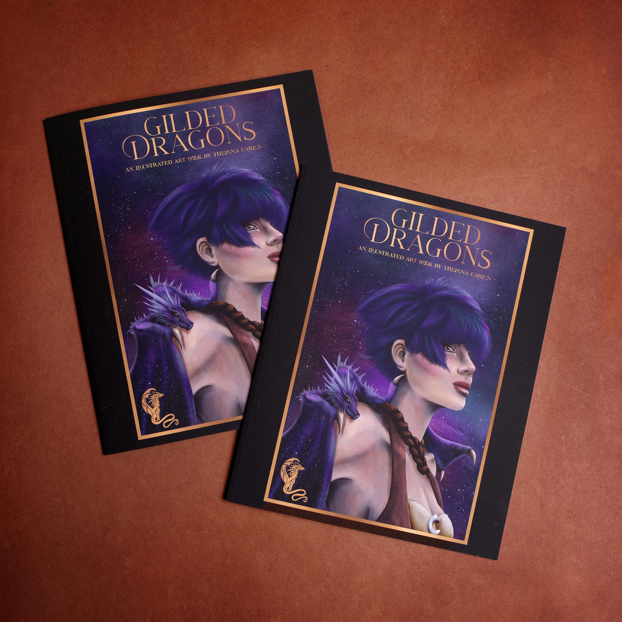 Gilded Dragon art book (softcover - signed)