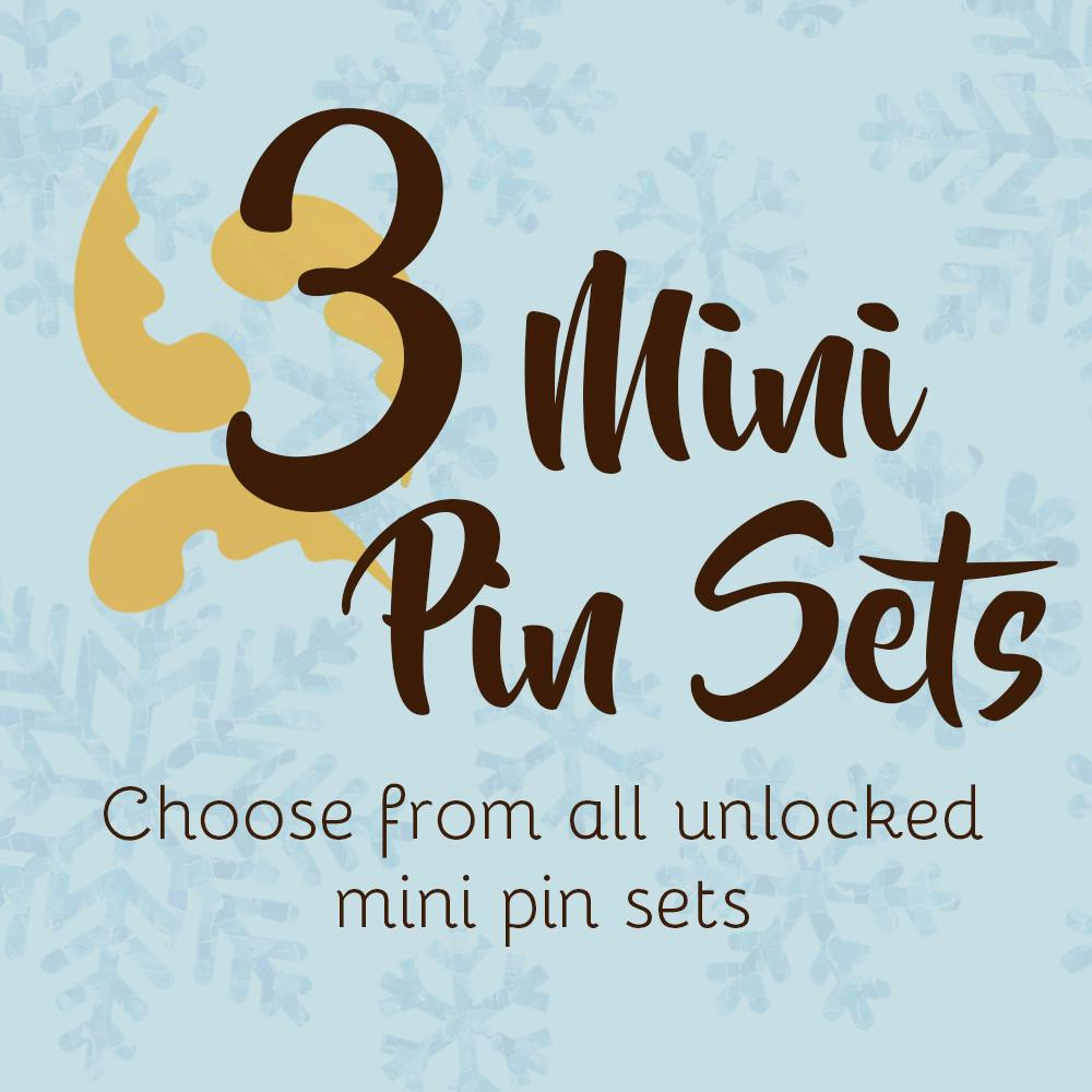3x Mini Pin Set - Three seasons in mini’s