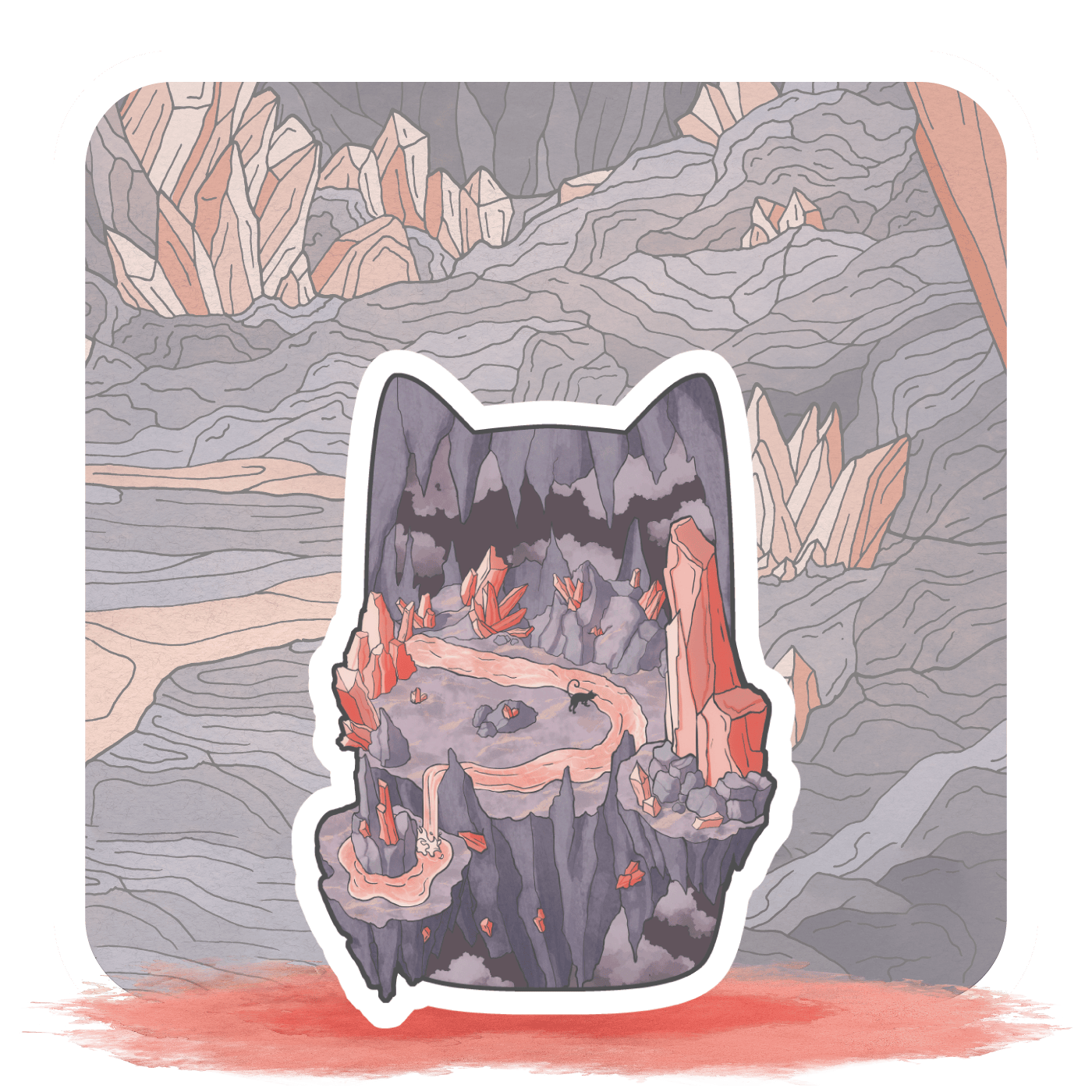 Great Old One Realm Sticker