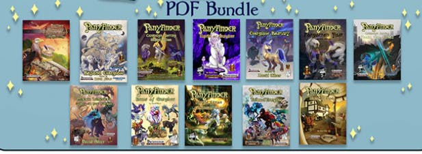 Ponyfinder Megabundle (Varies, but mostly PF1, PF2, and D&D 5E)