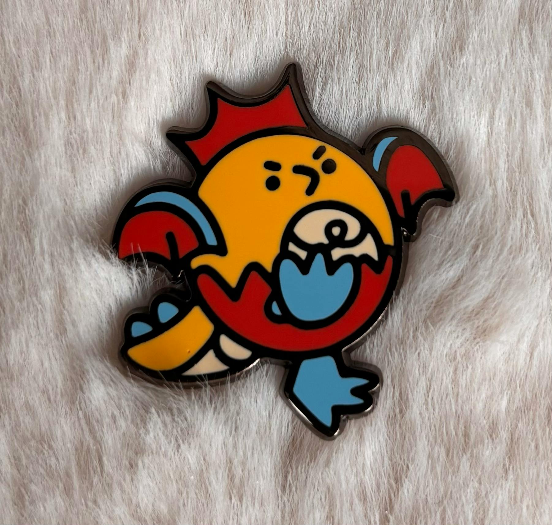 Stompy Bitty Basilisk Enamel Pin
