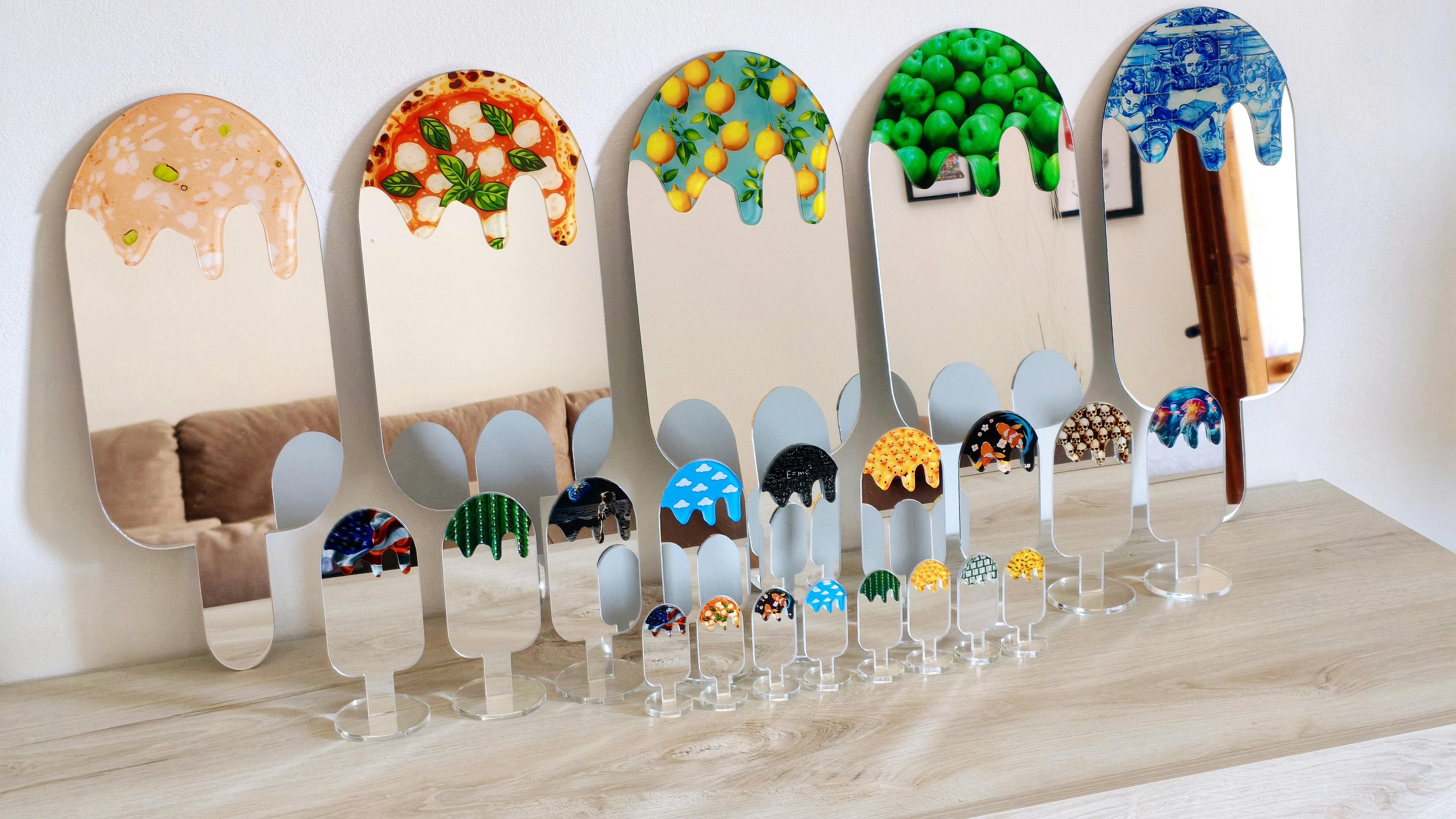 Gelato Acrylic Mirror: Pop Design Made in Italy