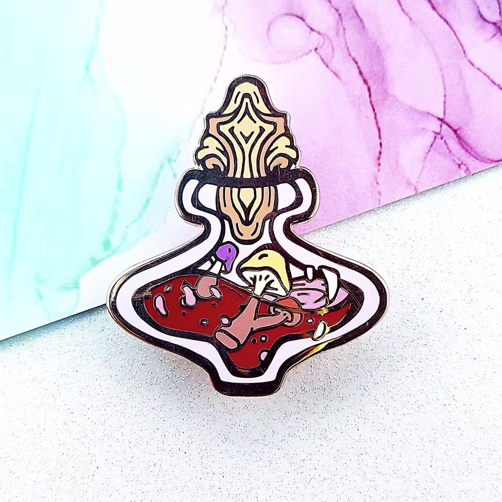 "Red Mushroom Potion" Enamel Pin