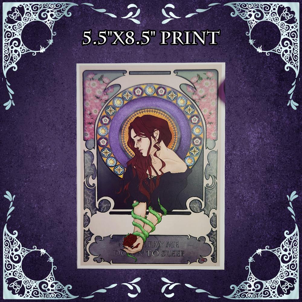 Acanthus Cursed Rose of the Briarpatch Print