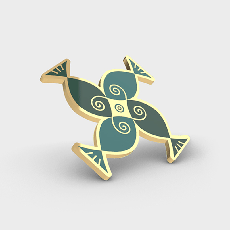 🎖️ Fish Luxury Pin -Green 🟢-