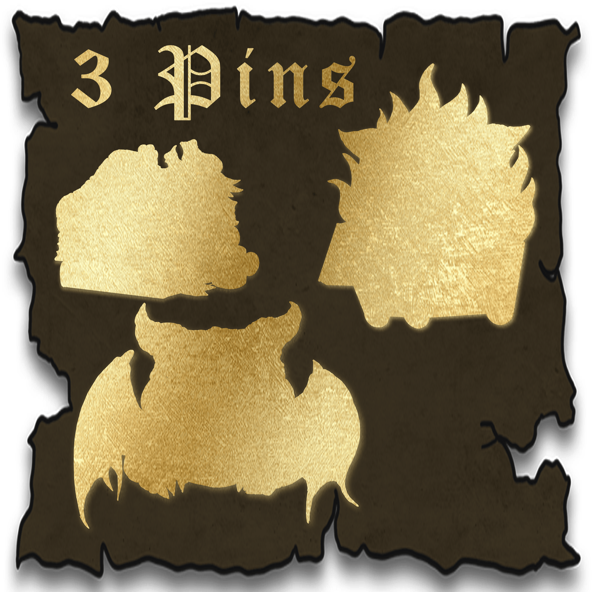 3 Pins (FESTIVE DERPIES)