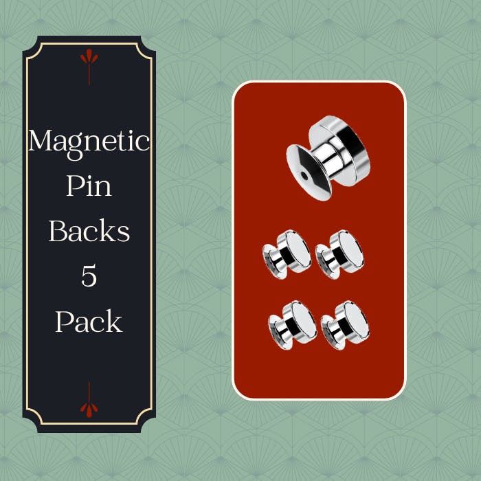 Magnetic Pin Backs 5pk