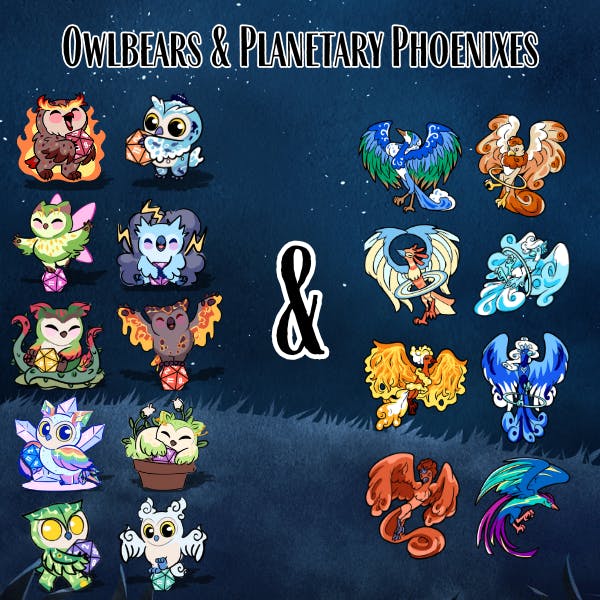 Phoenixes & Owlbears