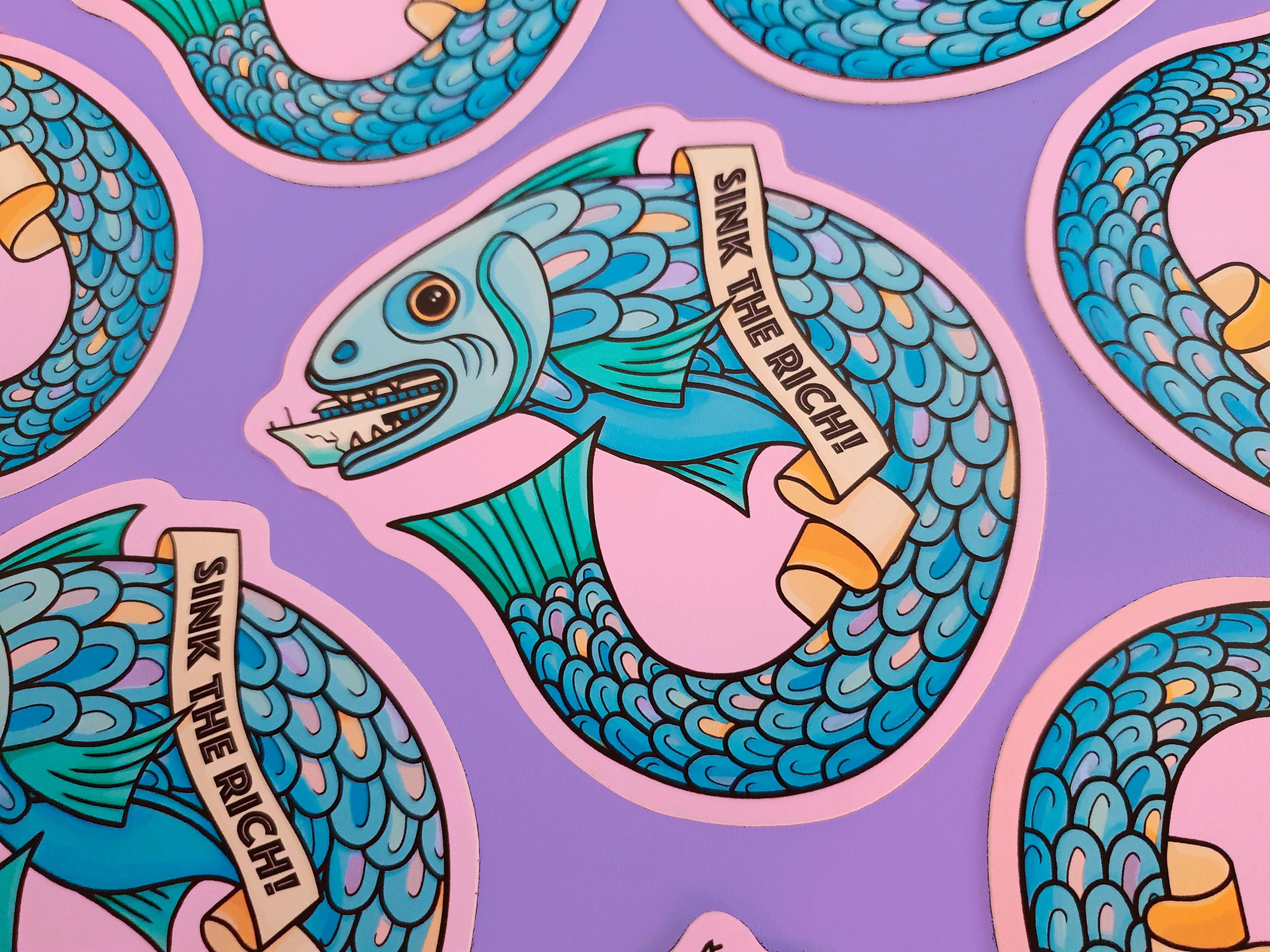 Sink the Rich Sticker
