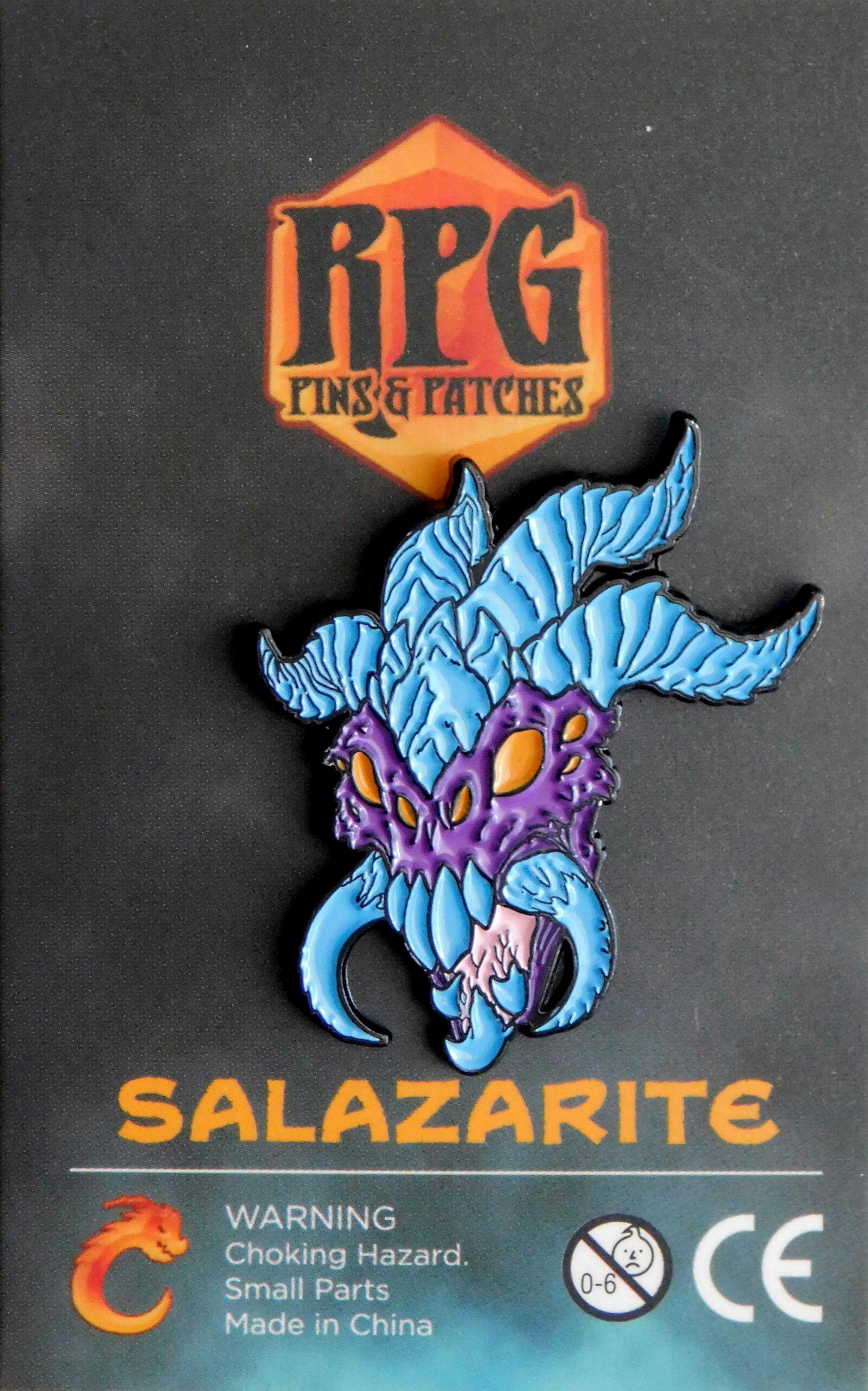 Salazarite – Icy enamel pin