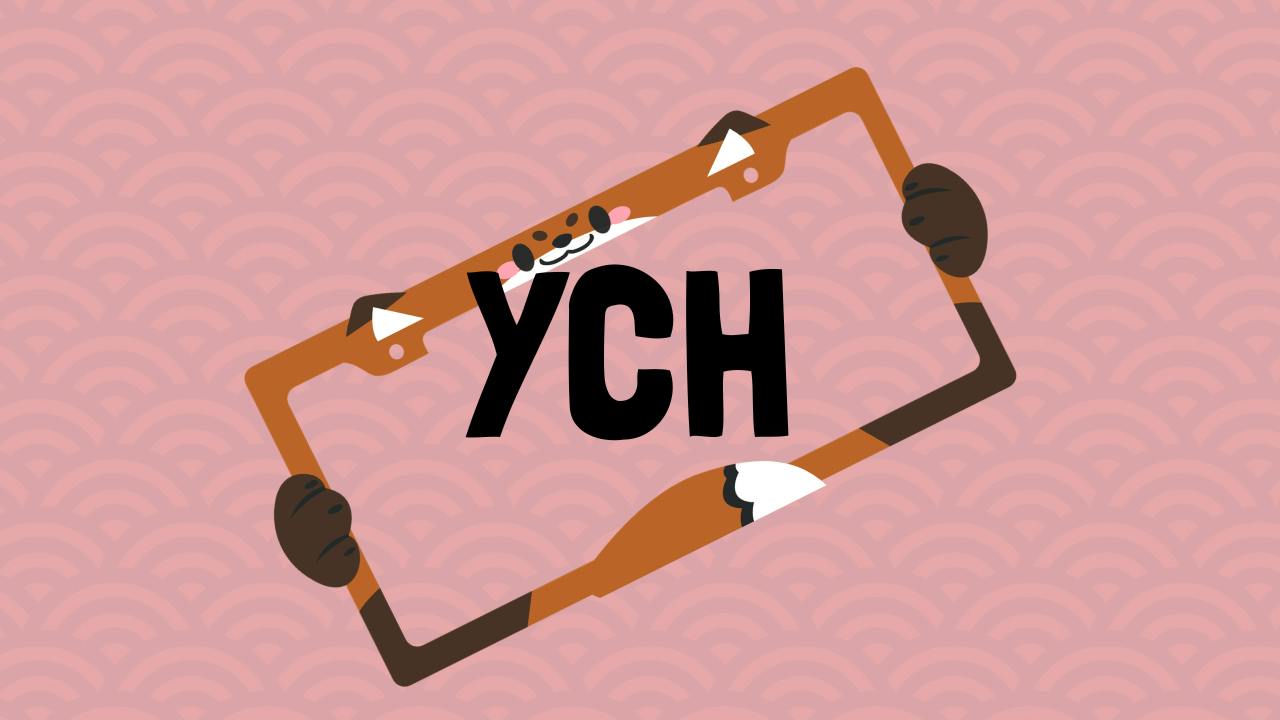 One (1) CUSTOM License Plate Frame!